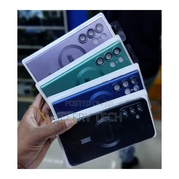 Samsung Galaxy S21 Fe Wireless Charging Magnetic Clear Case With Magsa