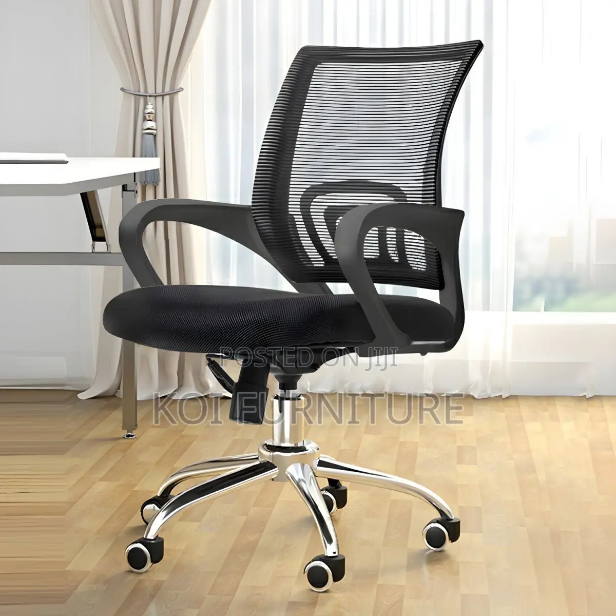 Office Chair; Basic Clerical Mesh Mid Back Chairs