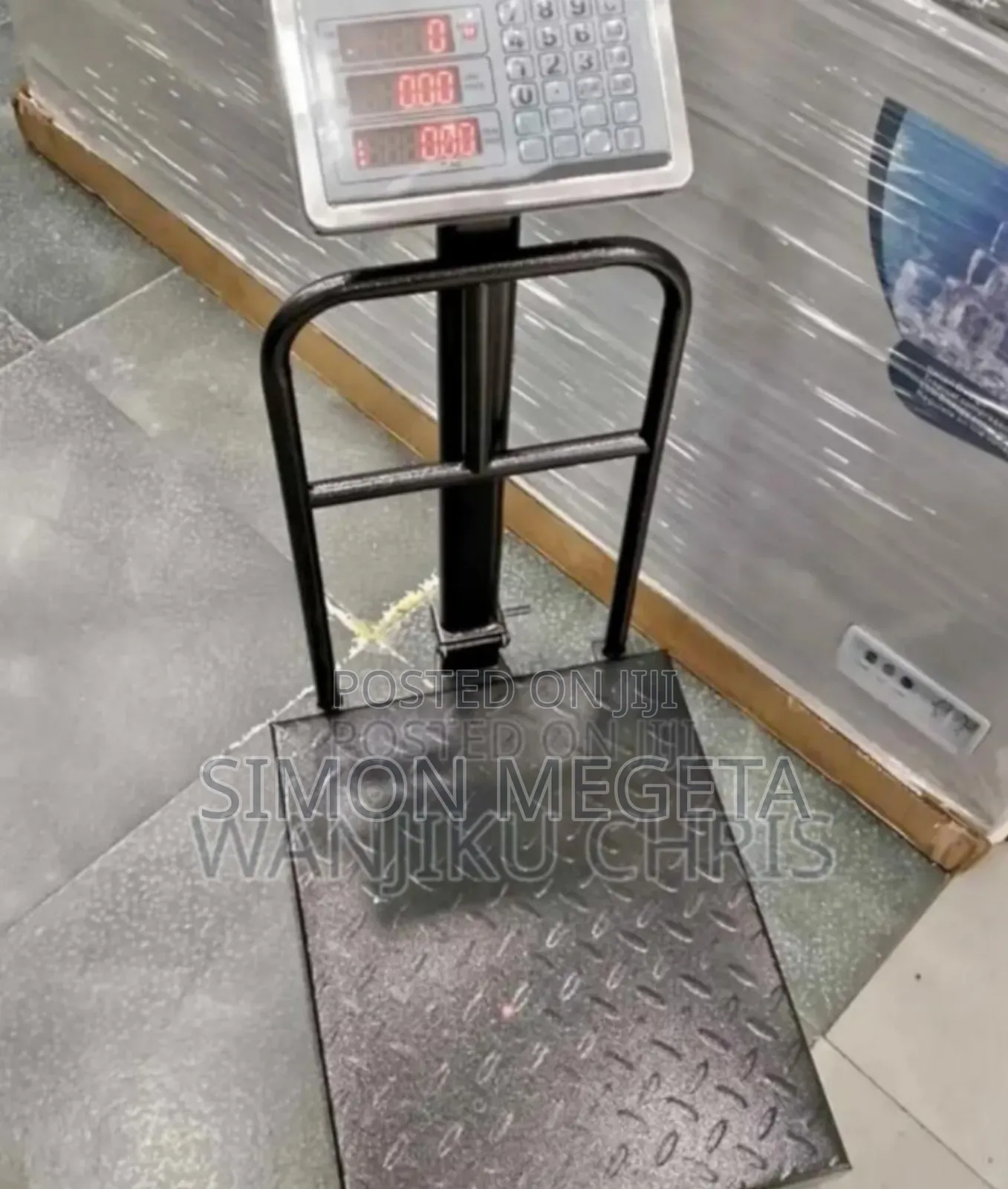 With Side Holders 300kgs Platform Weighing Scales