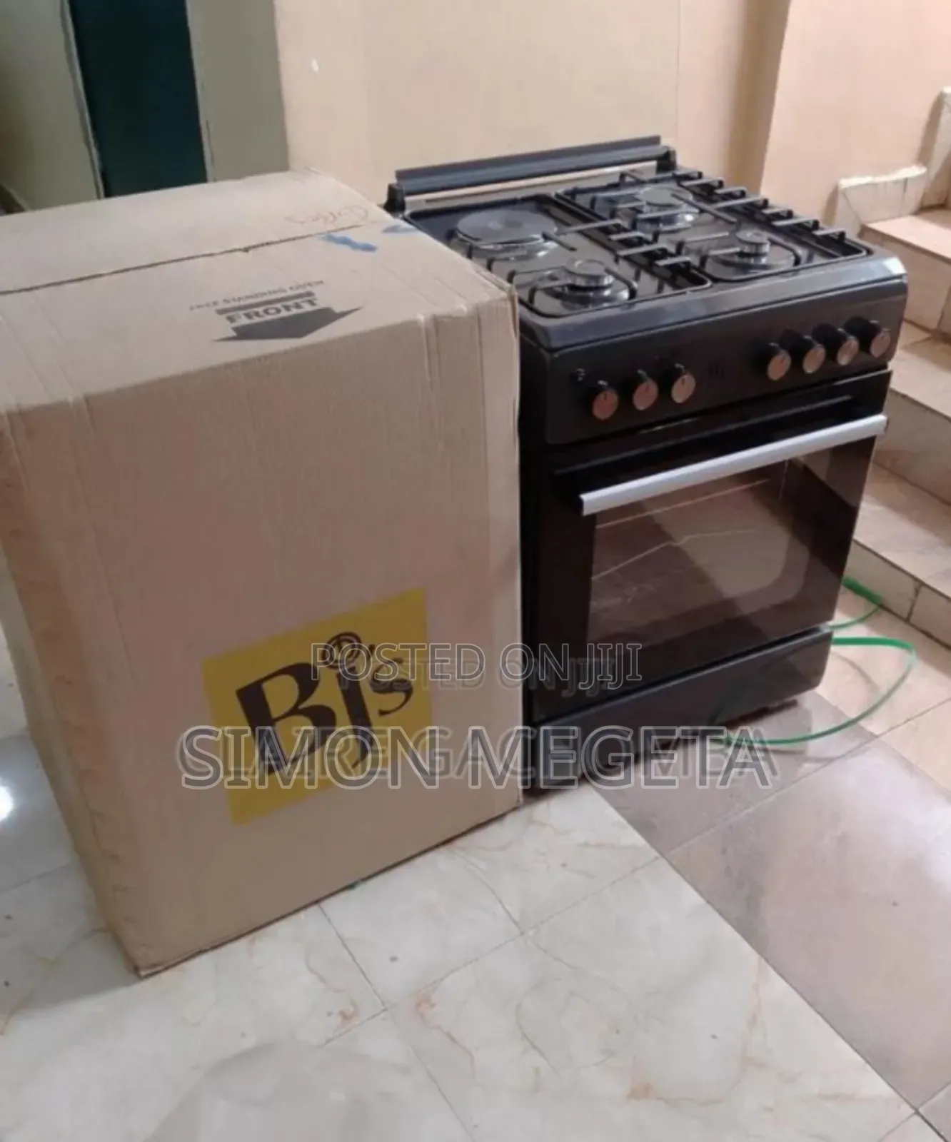 Colour Brown E New BJS 60*60 Standing Cooker