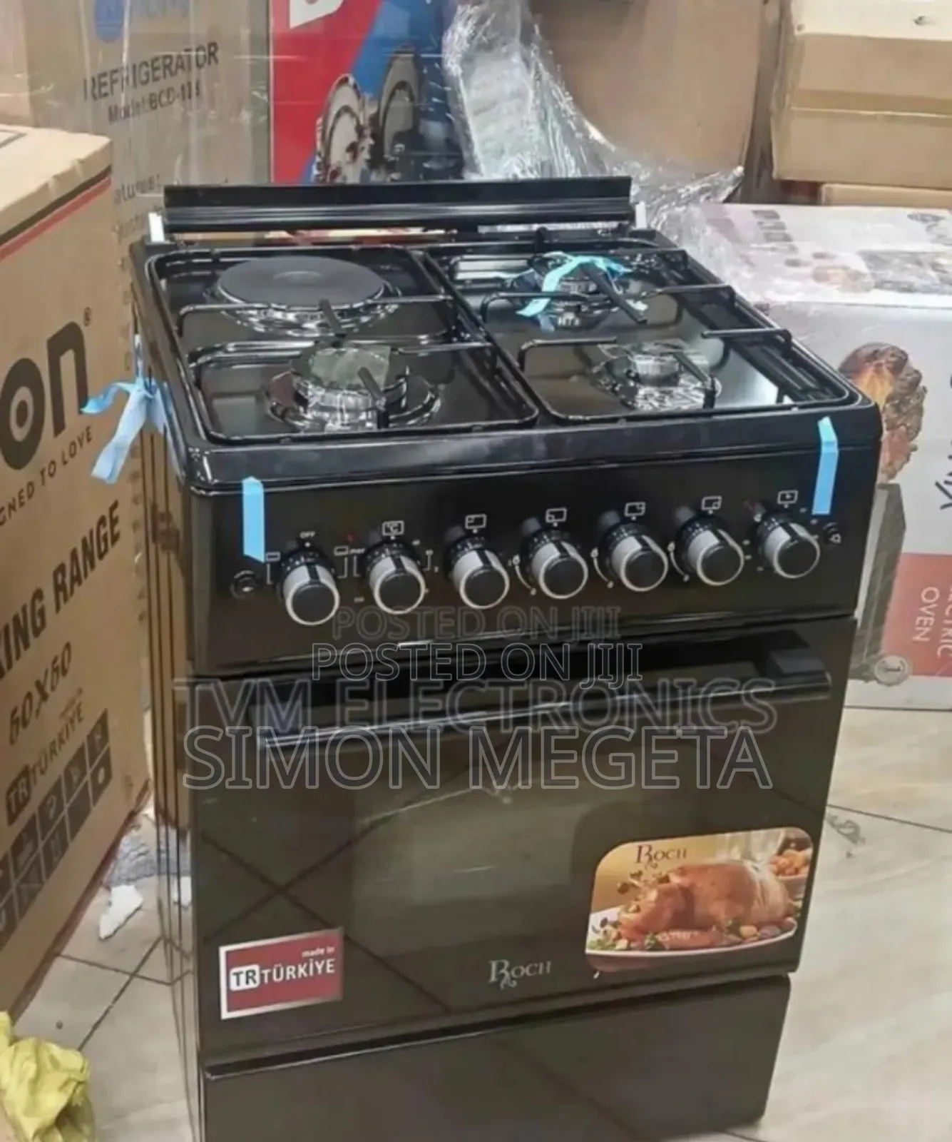 Colour Brown New Roch 60*60 Standing Cooker
