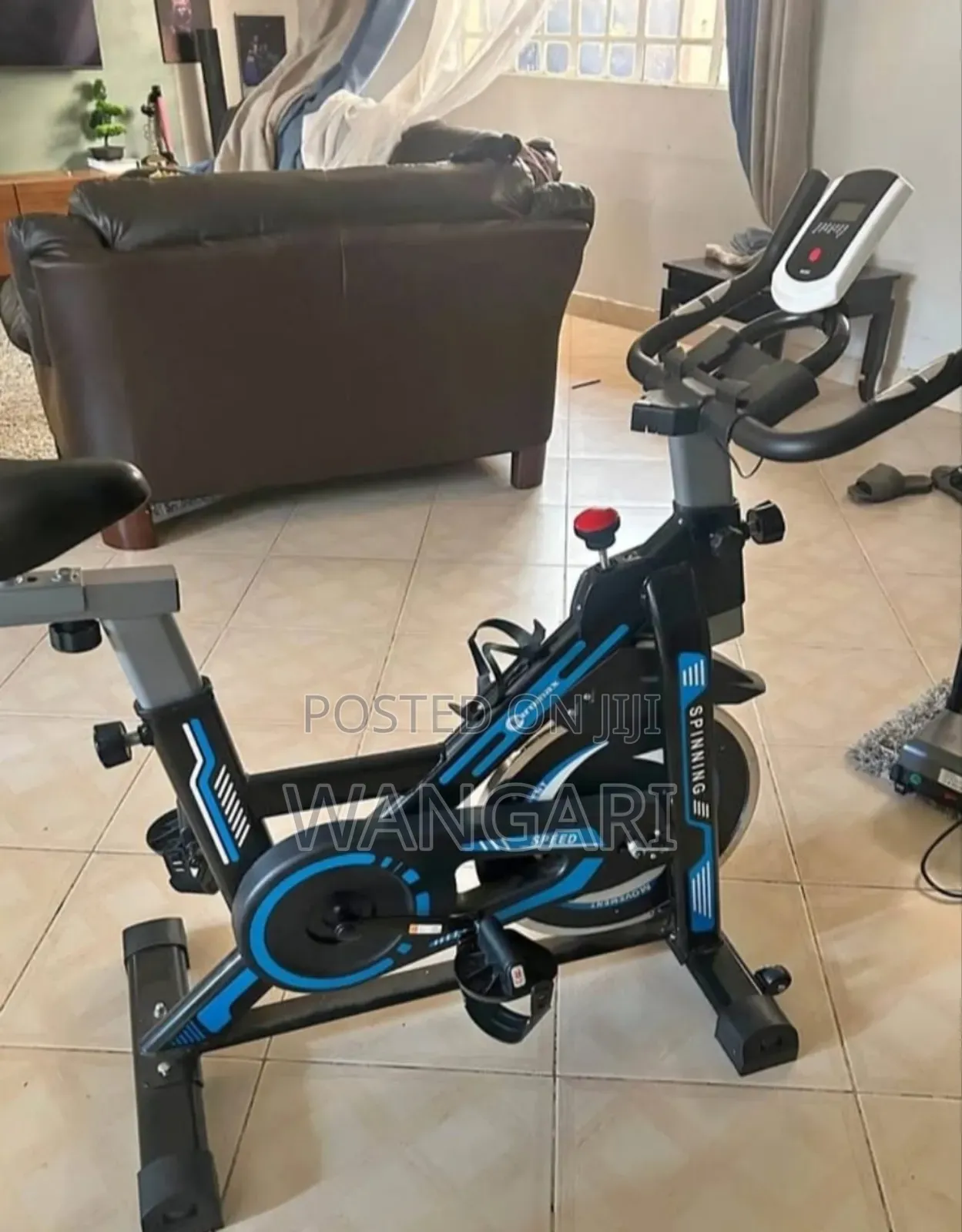 Blue Gym Spinning Bike/ Body Exercise