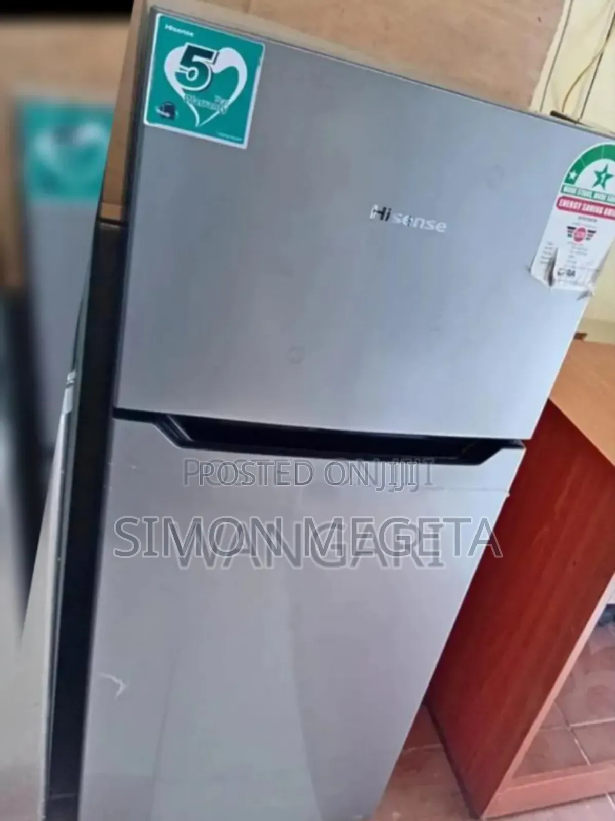 Colour Silver New Hisense 128litres Fridge