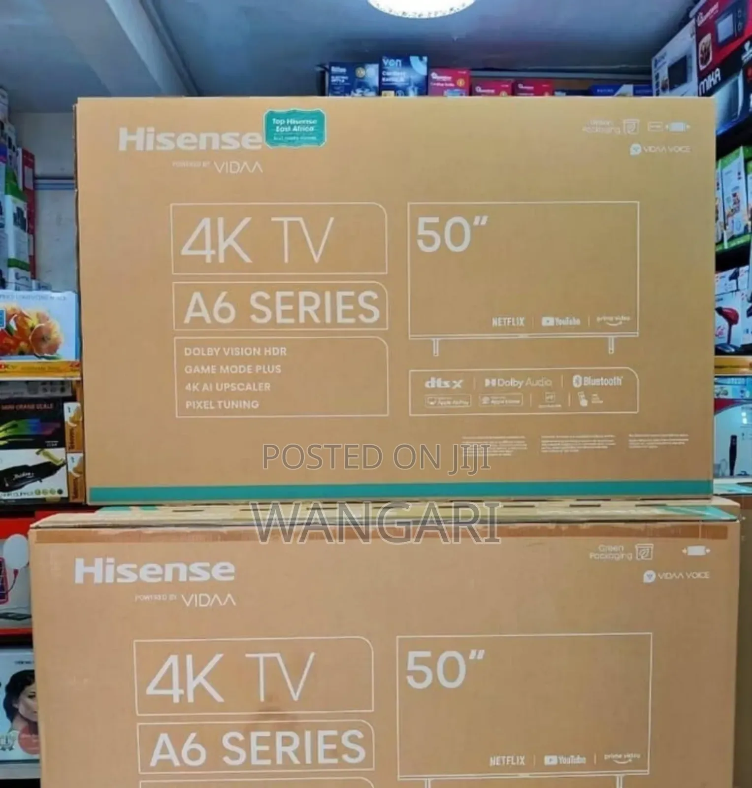 Bluetooth Enabled Hisense 50 Inch 4 K A6 Series Television