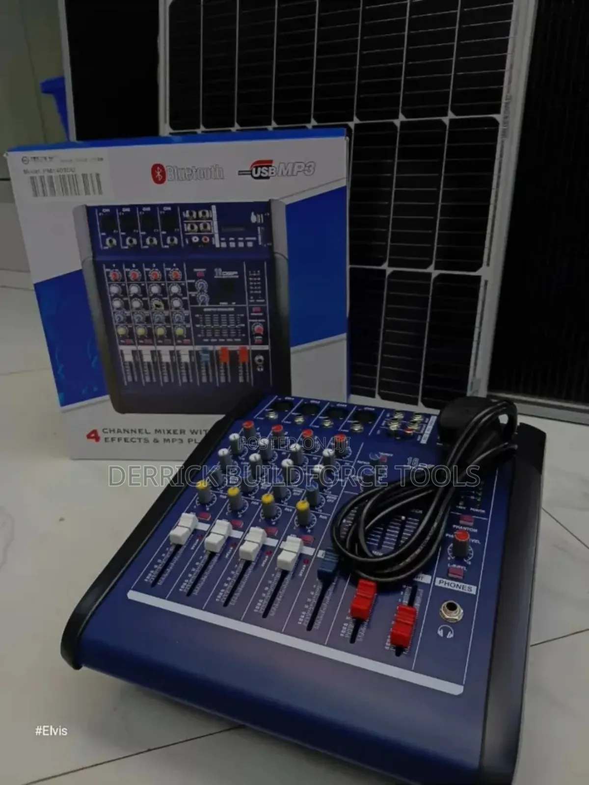 4channel Mixer With Amplifier DSB Effects Mp3 Player Usb,Bluetooth