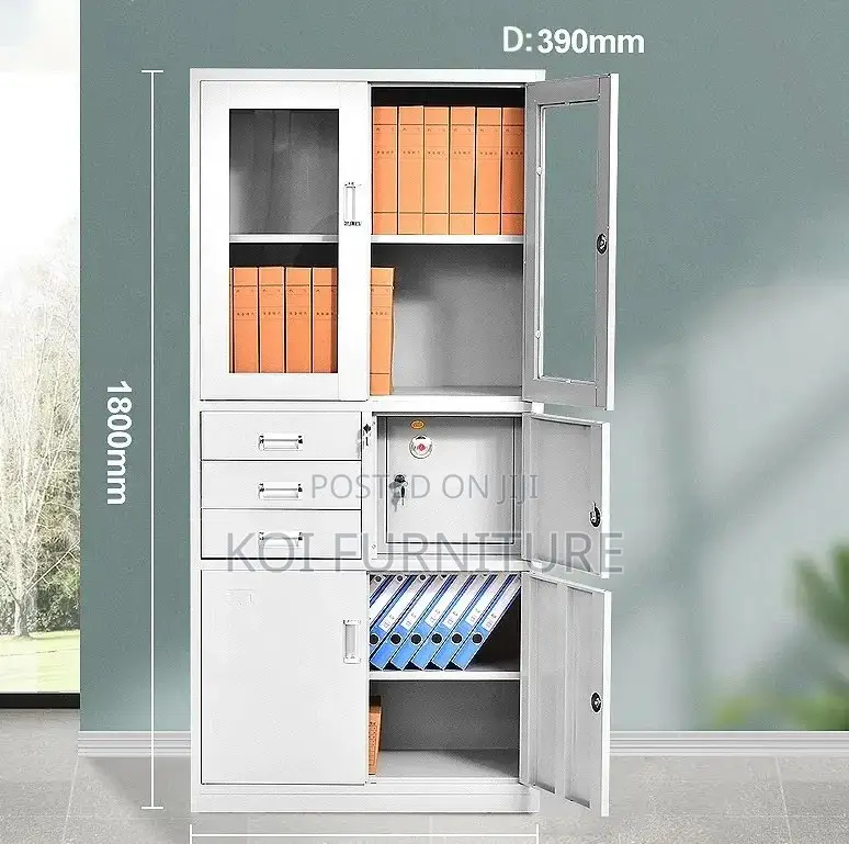 Office Cabinet; Executive Office Cabinet With Drawers and Safe
