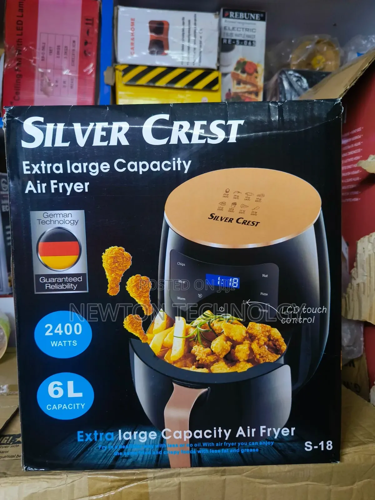 6 Litres Silver Crest Air Frye