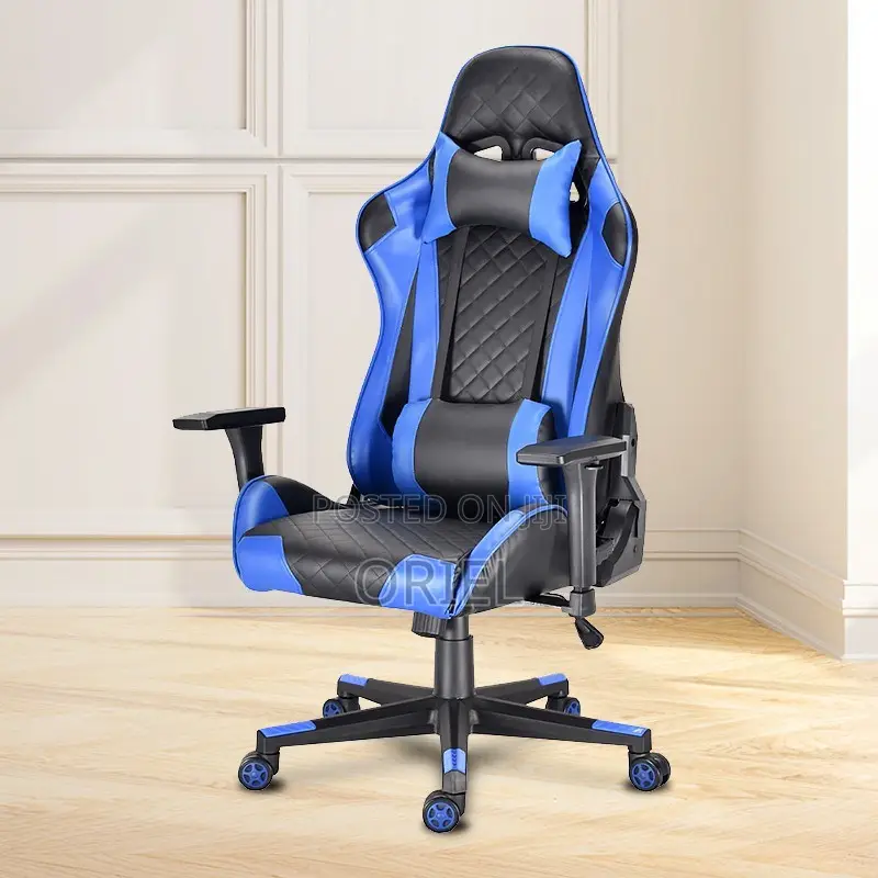 Gaming Chairs; Deluxe High-Back Reclining Gaming Computer Chair
