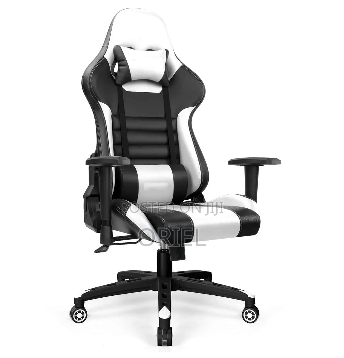 Gaming Chairs; Deluxe High-Back Reclining Gaming Computer Chair
