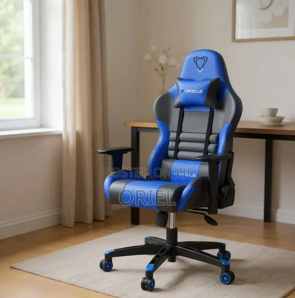 Gaming Chairs; Deluxe High-Back Reclining Gaming Computer Chair