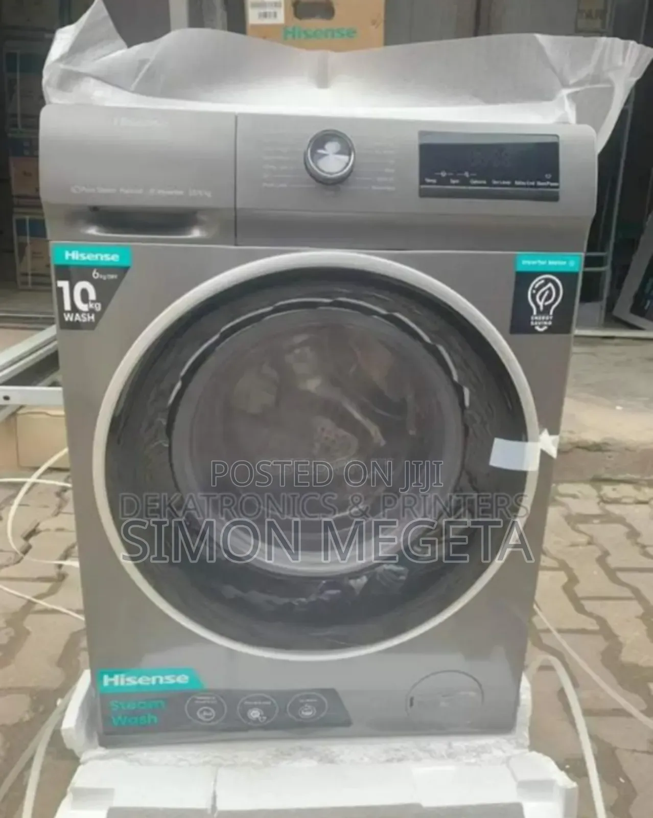 Grey/Original Hisense 10kg Wash and Dry Washing Machine