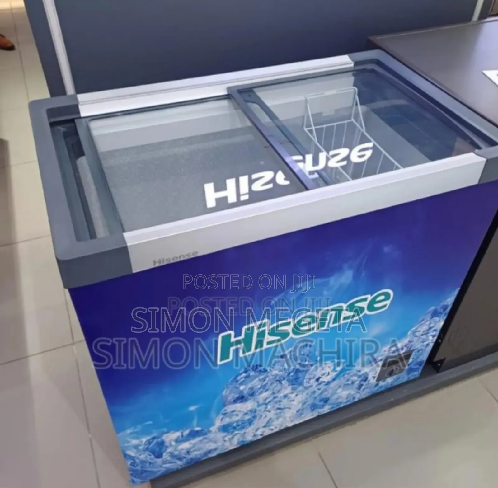Colour Blue-Hisense 198l Freezer
