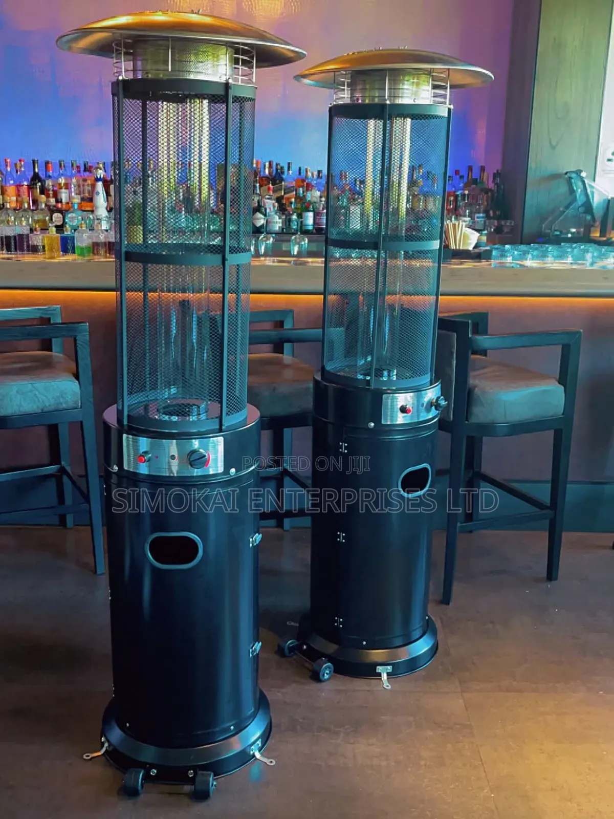 Cylindrical Gas Patio Heater For Outdoor Use