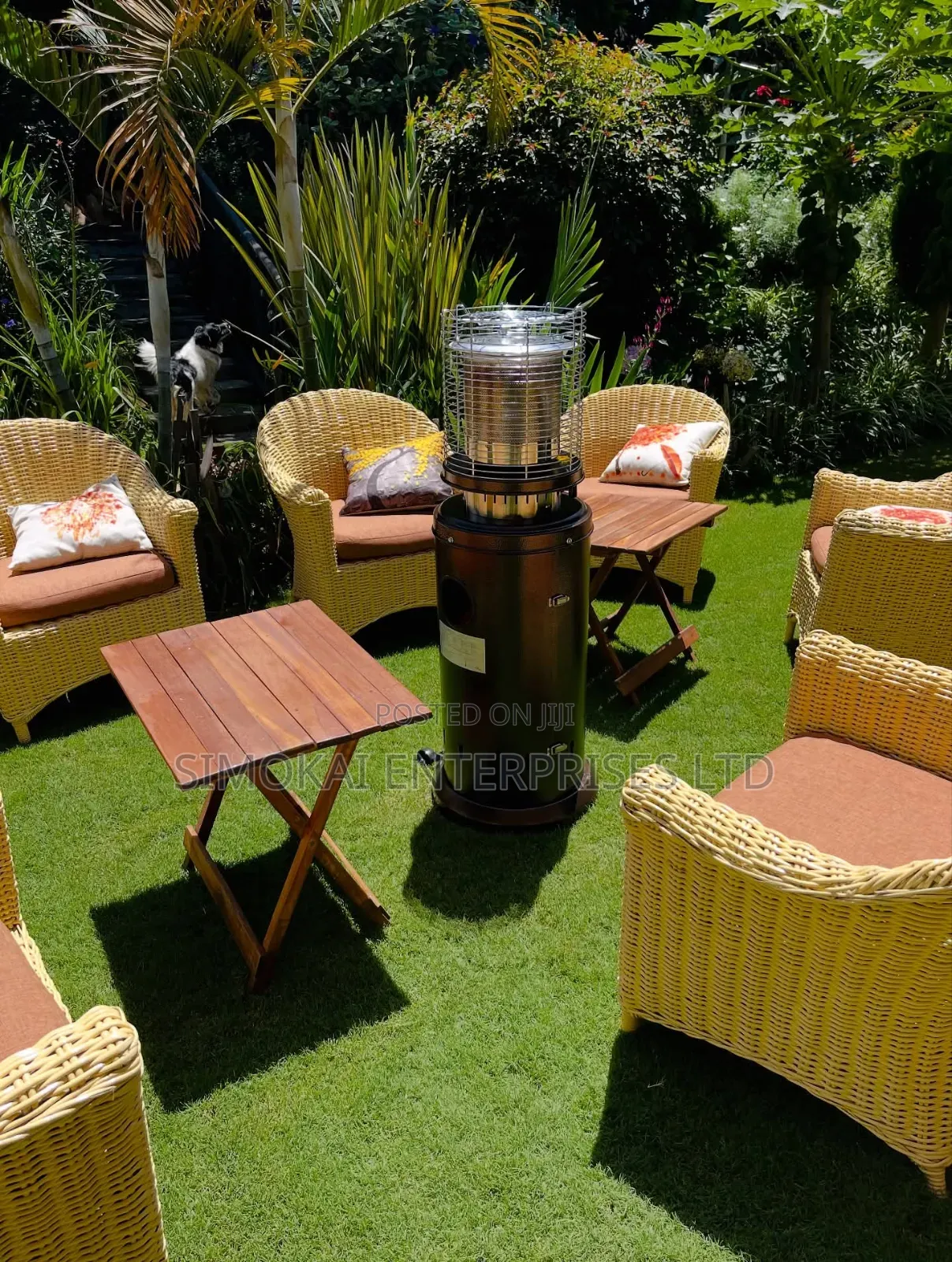Short 1.35m Long Cylindrical Patio Heaters