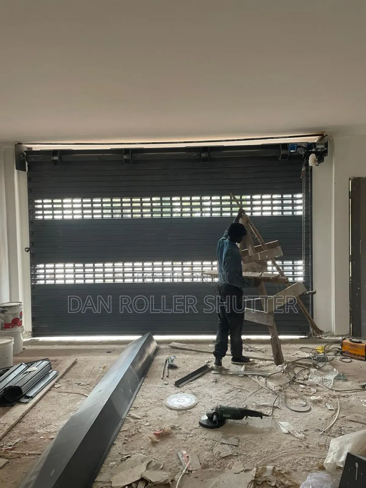 Secure Warehouse Roller Door –