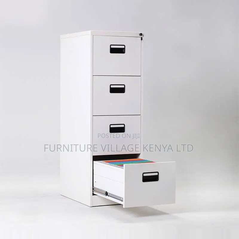 Office Cabinet; Four Drawers Metallic Office Cabinet