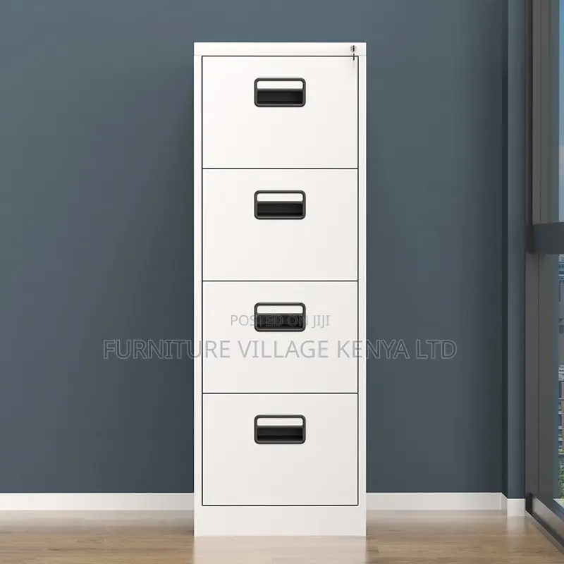 Office Cabinet; Four Drawers Metallic Office Cabinet