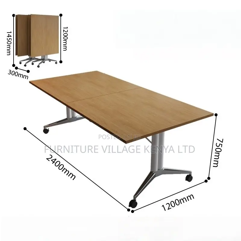 Boardroom Table; 2.4meters Foldable Boardroom Table