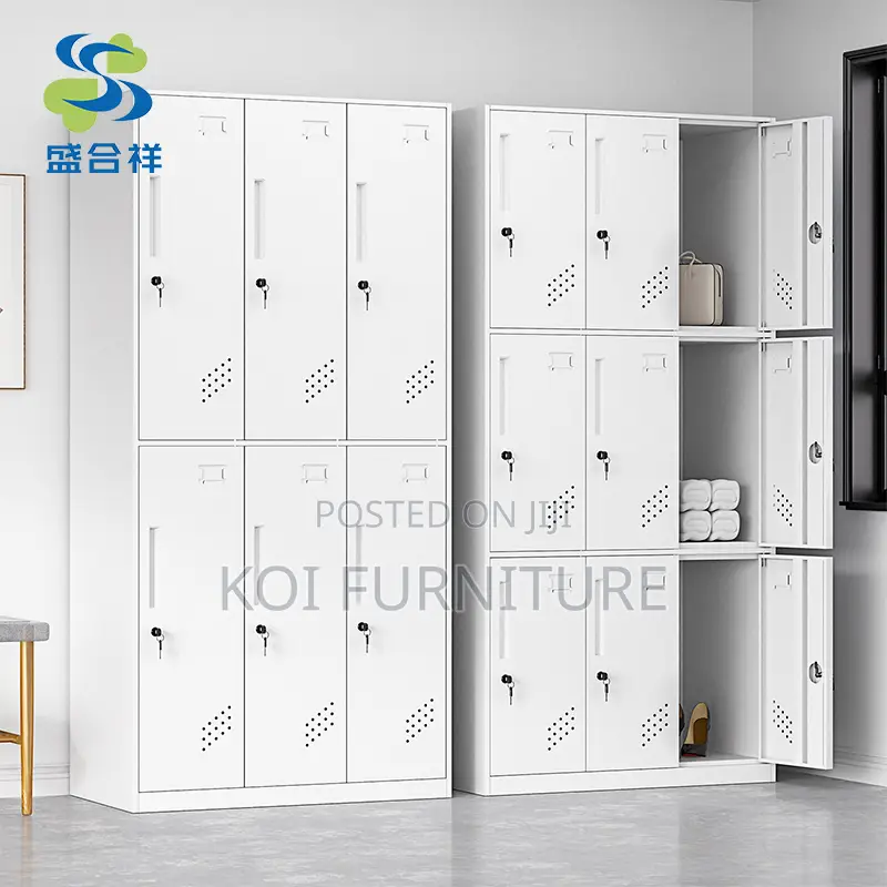 Office Cabinet : 9 Door Portable Storage Locker