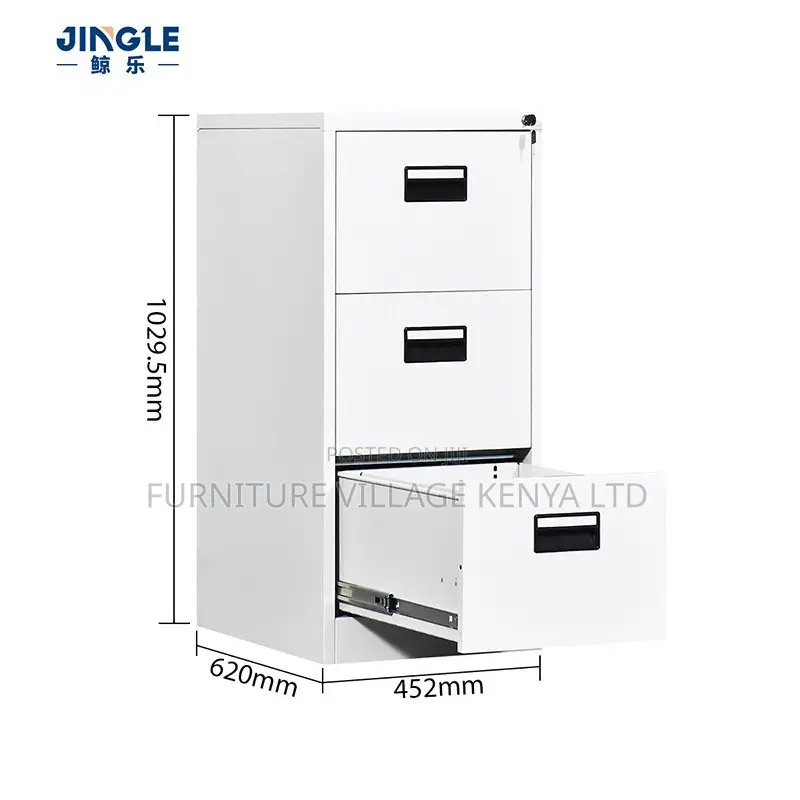 Office Cabinet; 3-drawers Office Metallic Filling Cabinet