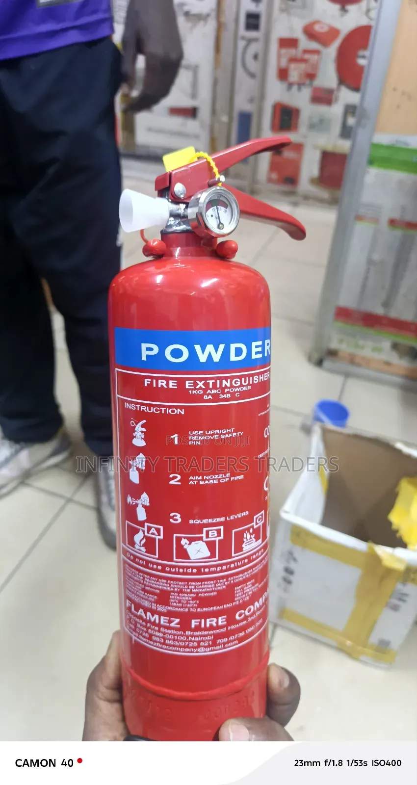 Dry Powder Fire Extinguisher 1 Kg