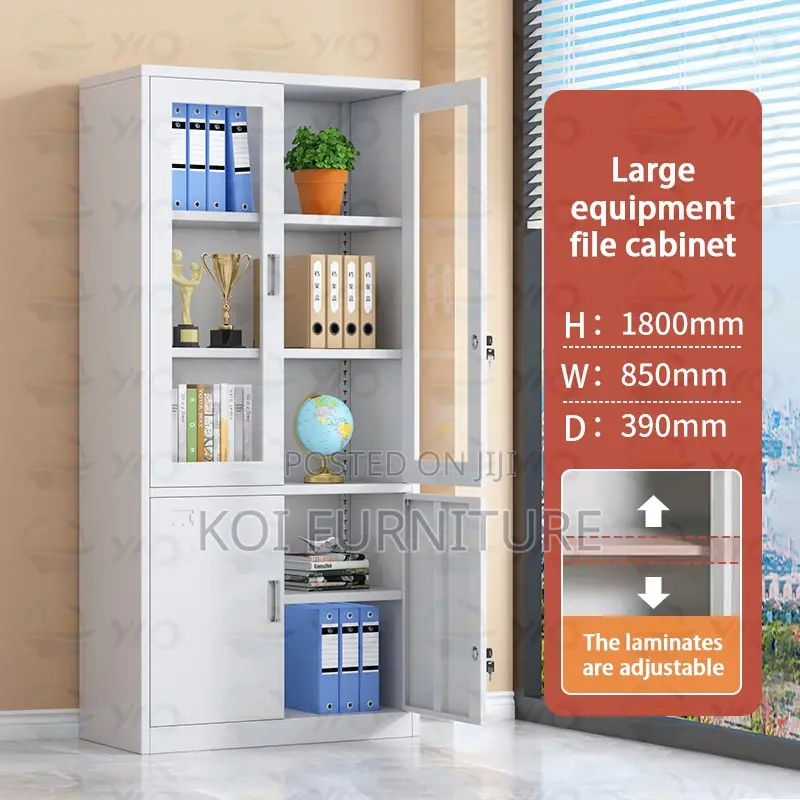 Office Cabinet : Modern Metallic Office Filing Cabinet