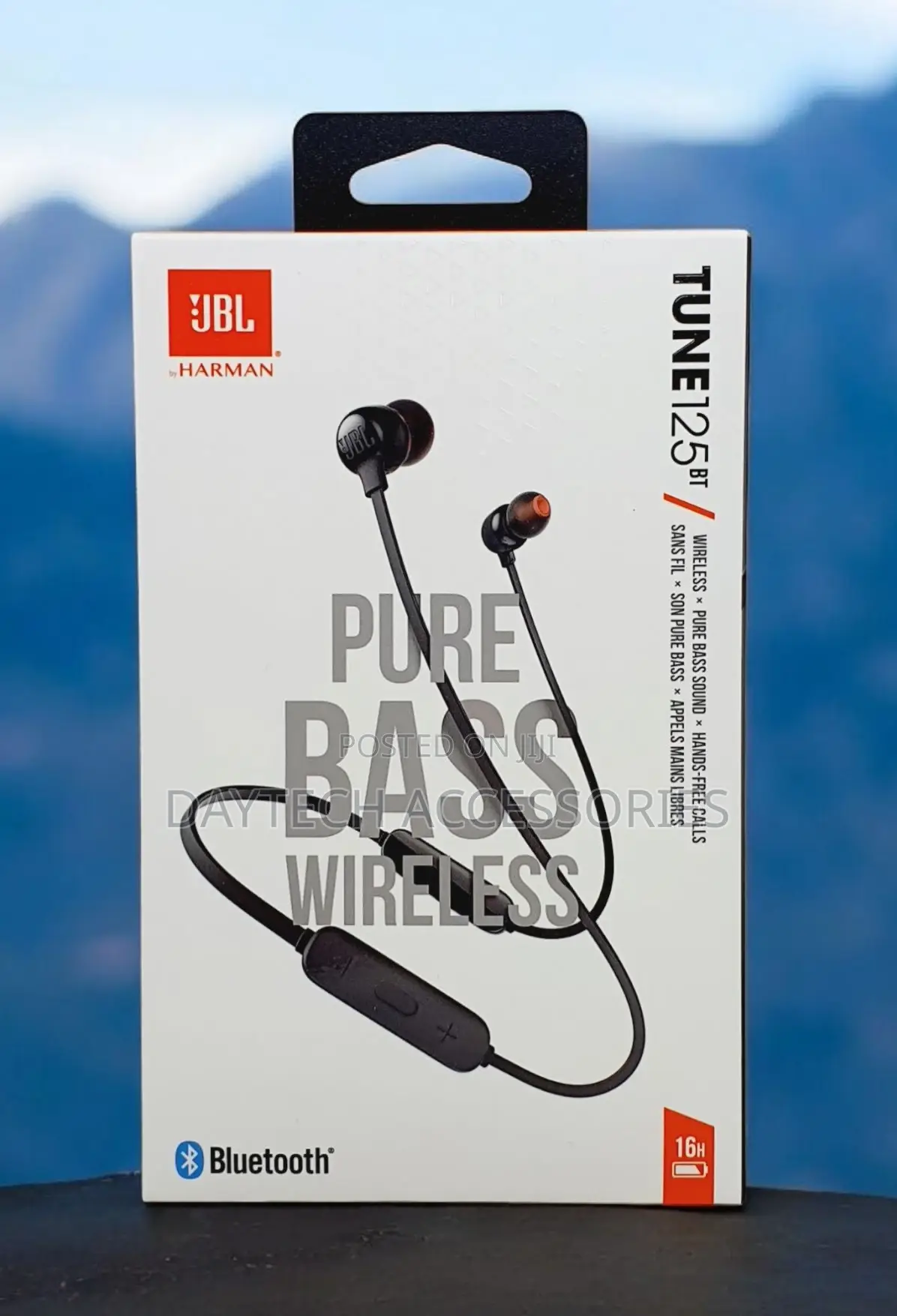 JBL Tune 125bt Wireless in-Ear Headphones - Black