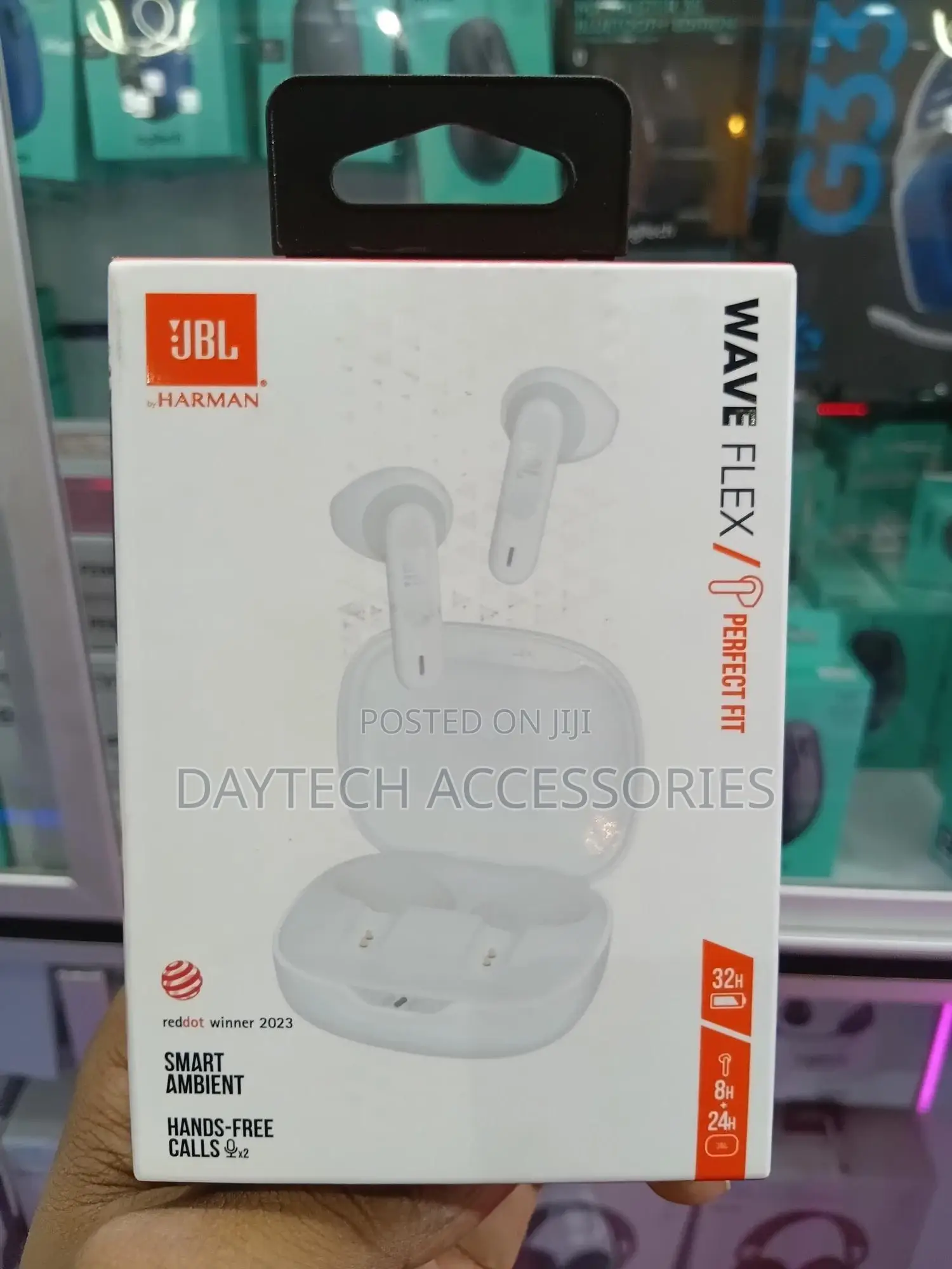 JBL Wave Flex True Wireless Earbuds (Black)
