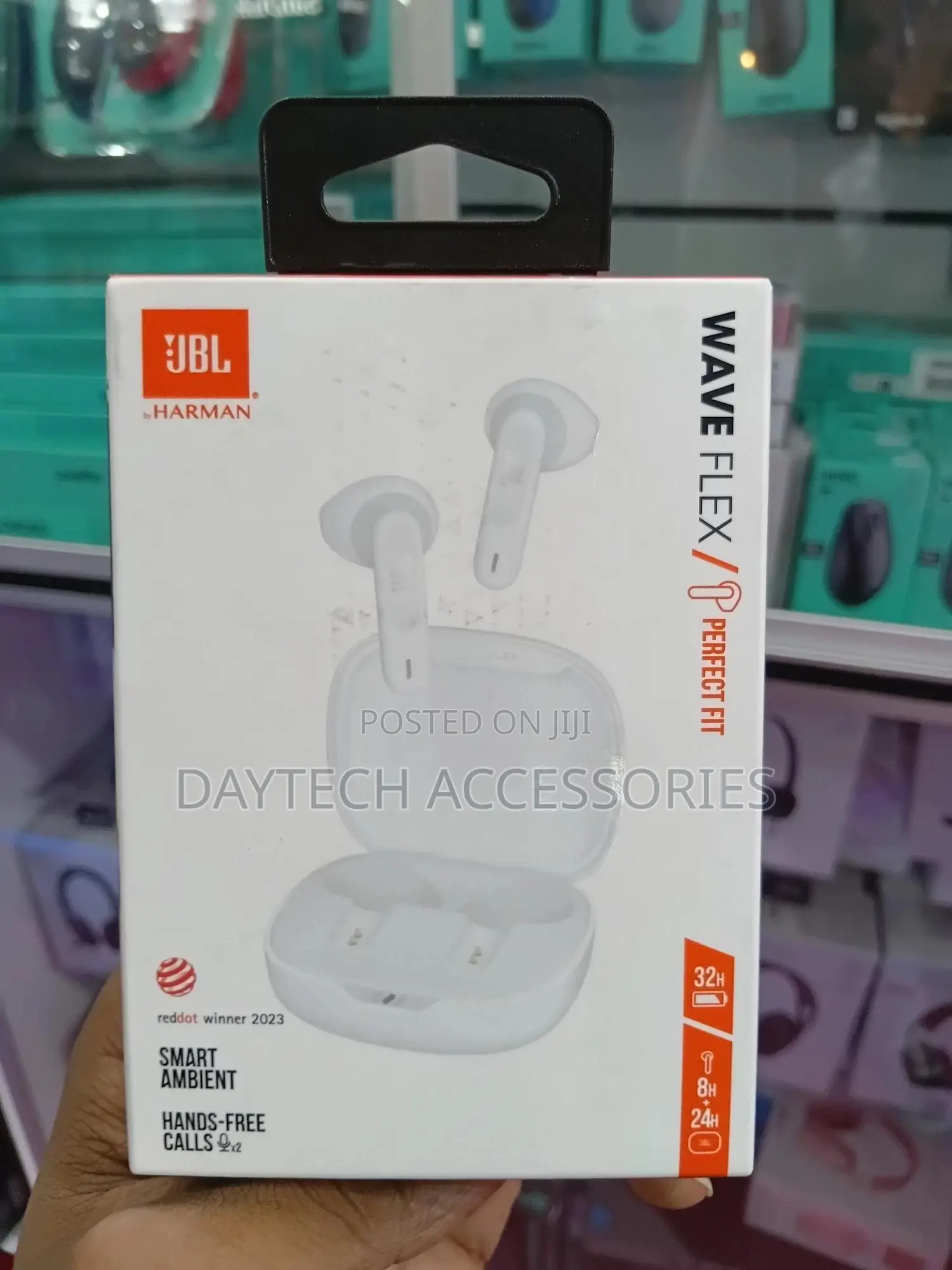JBL Wave Flex True Wireless Earbuds (Black)