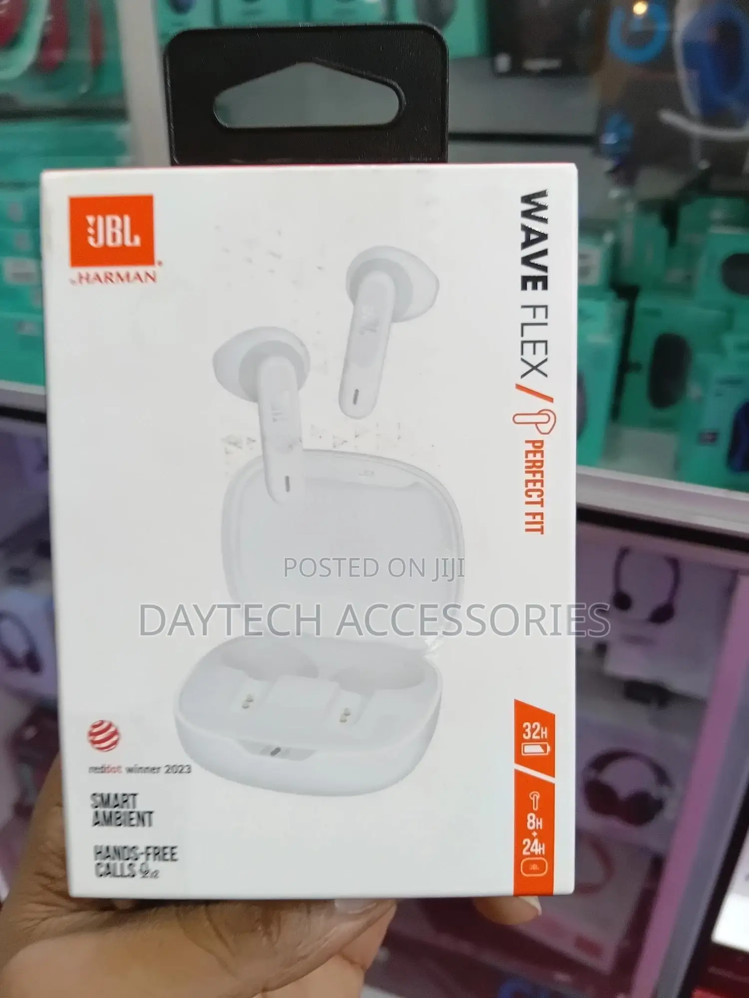JBL Wave Flex True Wireless Earbuds (Black)