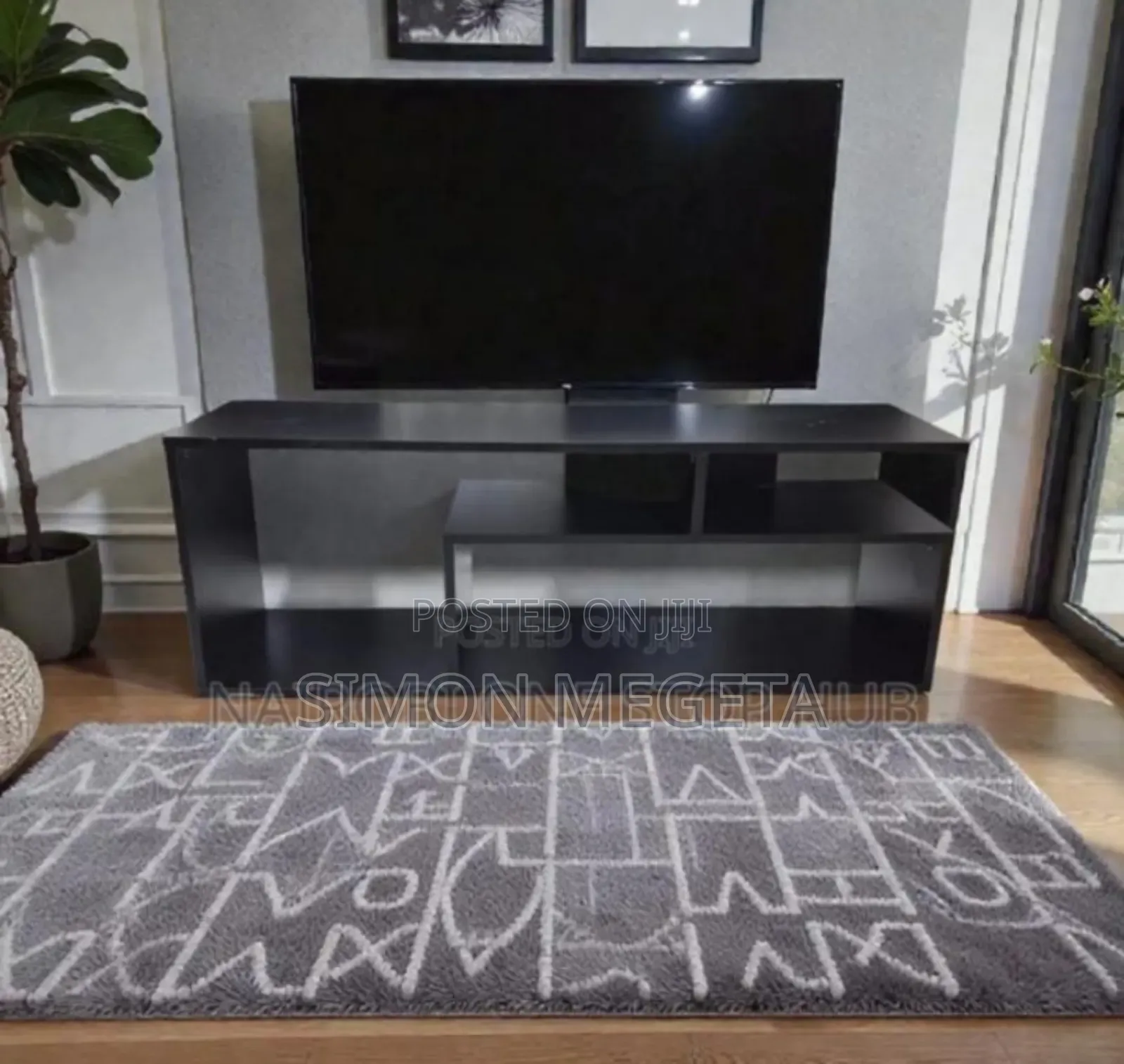 Colour Black Mexico Tv Stand