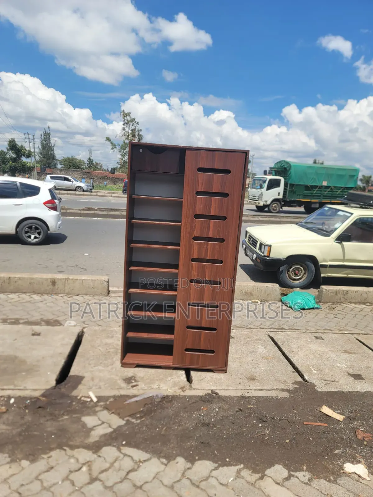 Modern Mdf Shoe Racks 3 By 6 Fitt With Sliding Doors