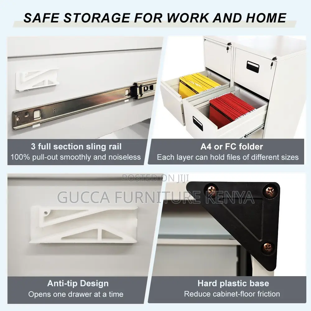 4-drawer's Steel Office Filling Cabinet