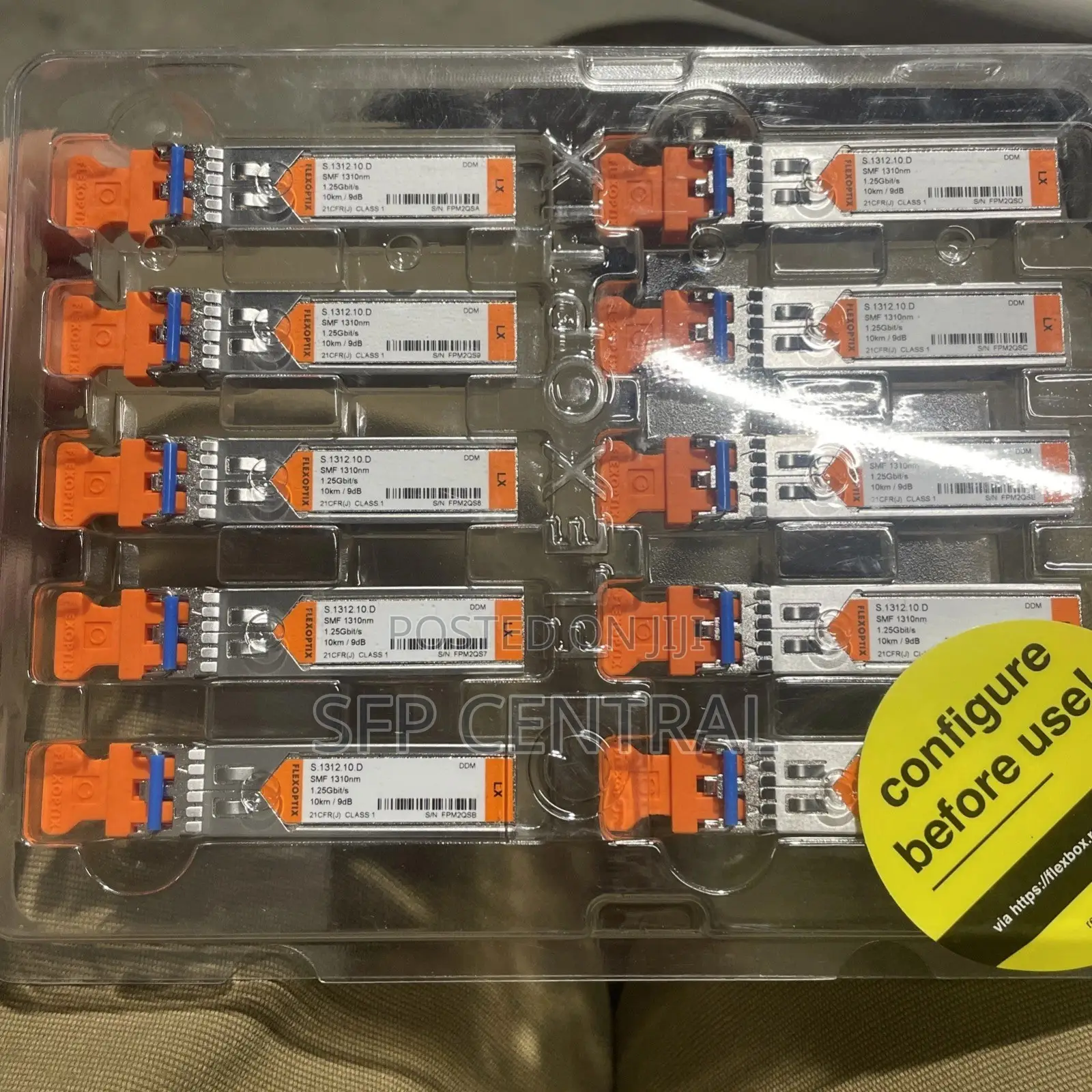 SFP 1.25g 10km Singlemode 1310nm Transceiver for Cisco/Huawei/Fortinet