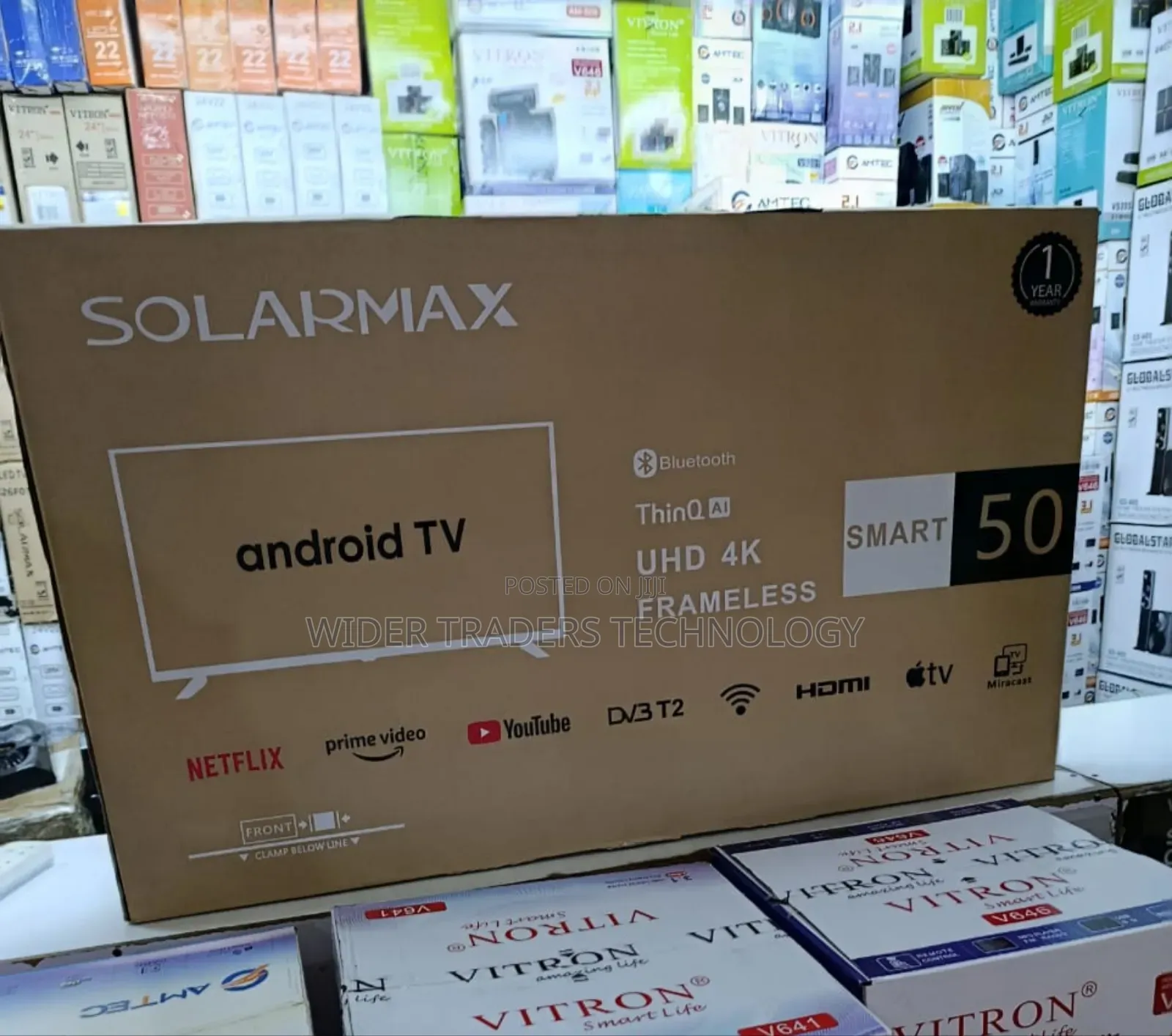 Solarmax 50inch Smart Android Tv Uhd