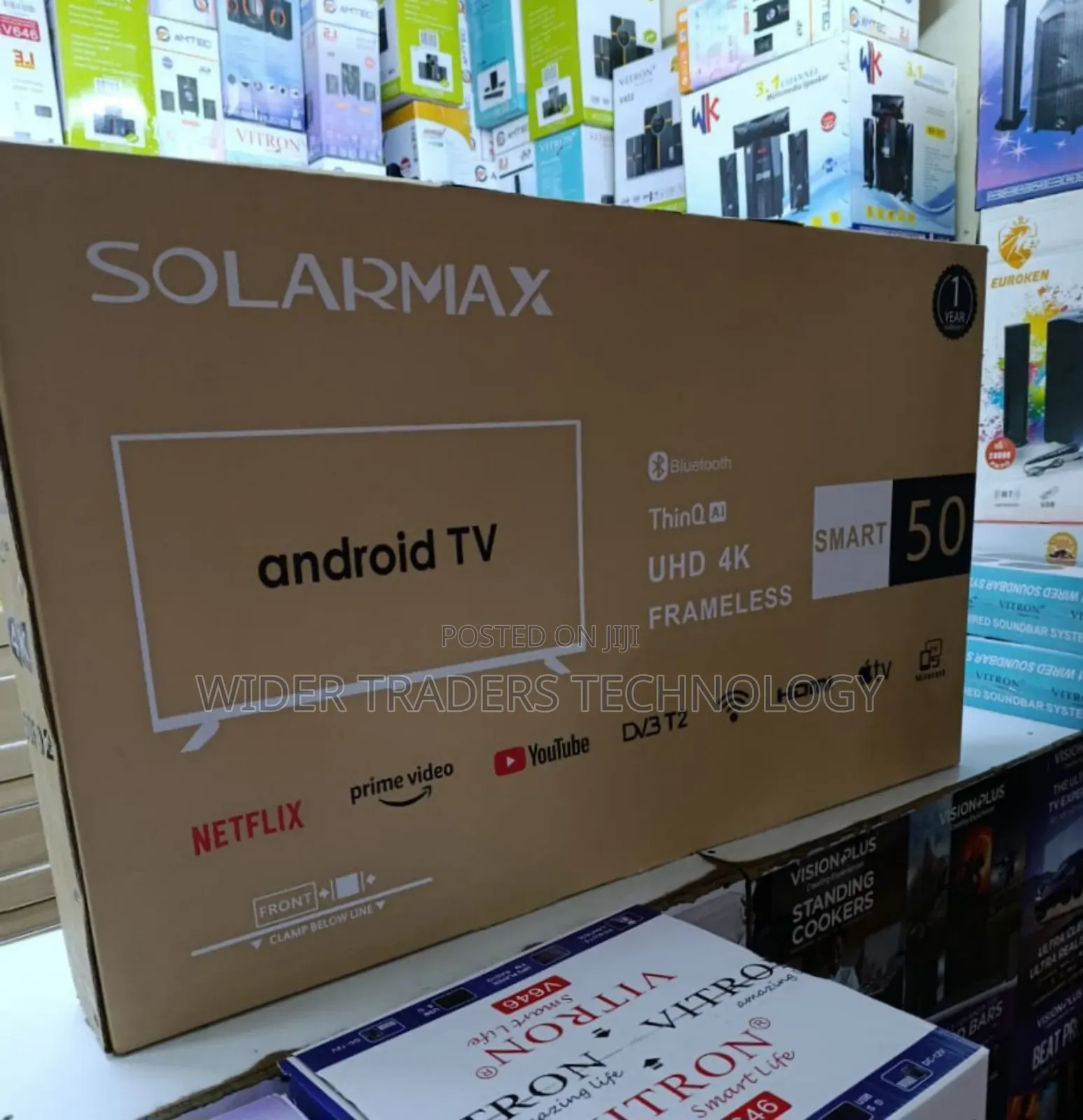 Solarmax 50inch Smart Android Tv Uhd