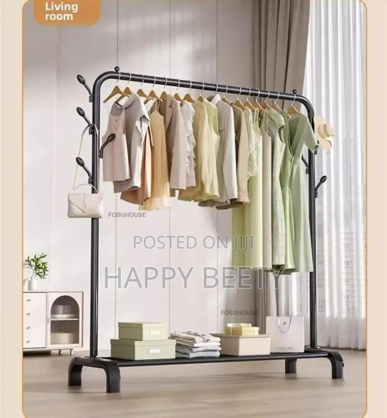 Single Rail Cloth Rack