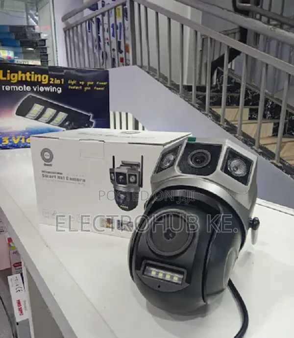 V380 4g Dual Lens Ptz Security Ac Powered Camera