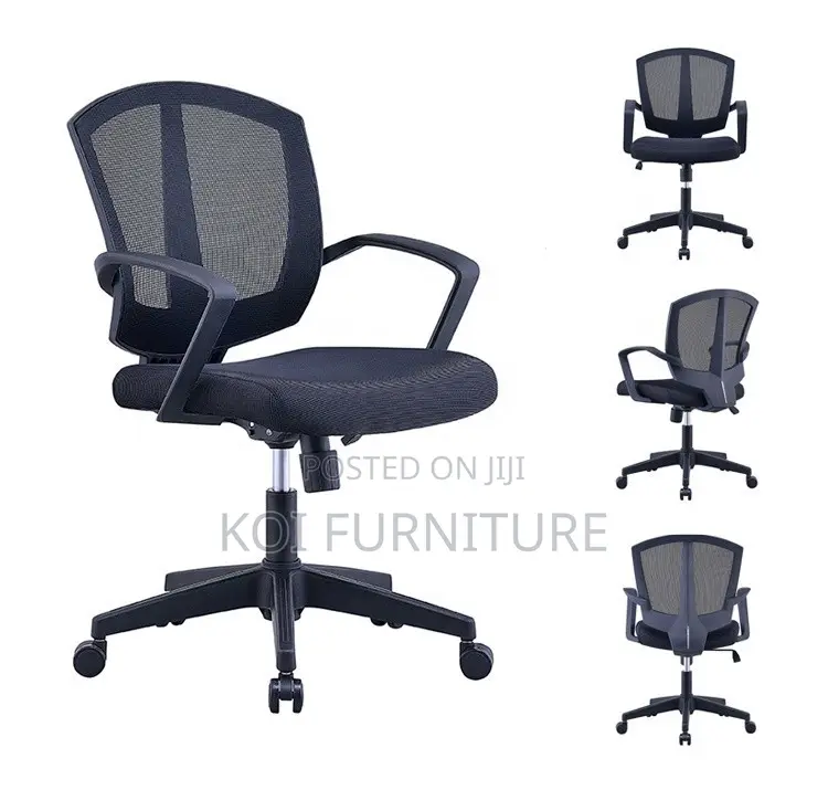 Office Chair; Mesh Mid Back Cashier Reception Clerical Chair