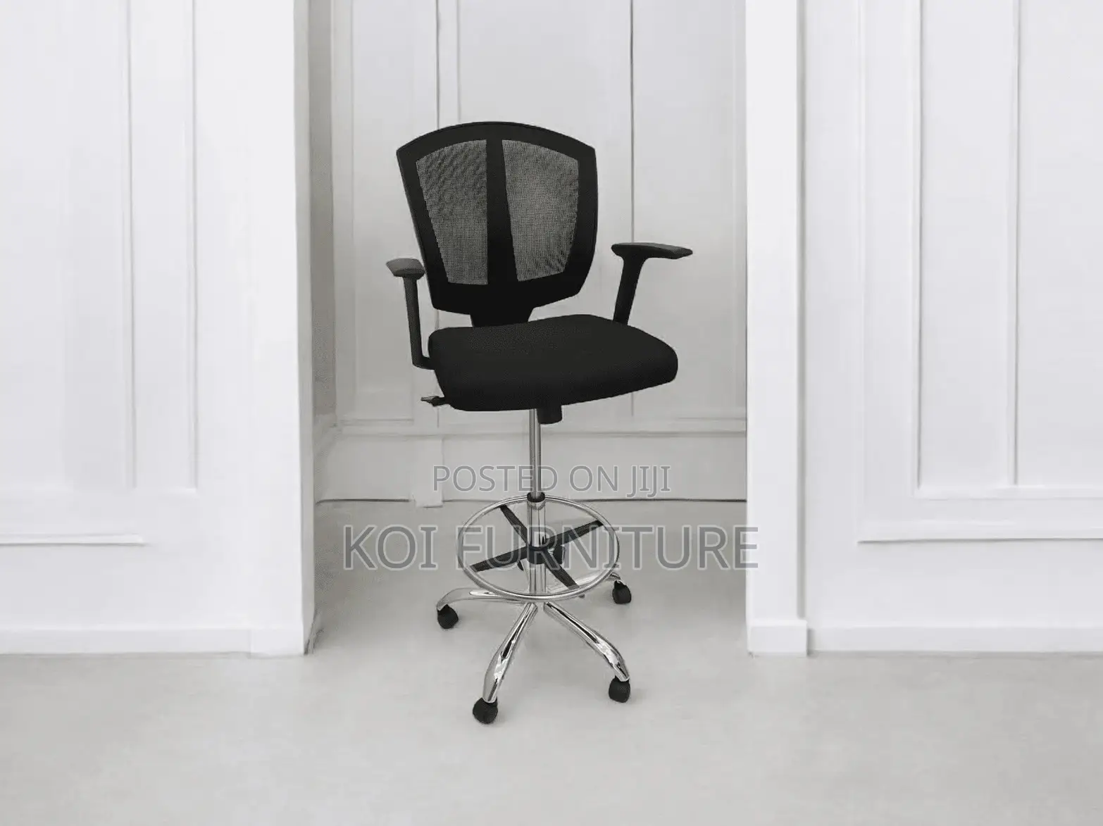 Office Chair; Mesh Mid Back Cashier Reception Clerical Chair