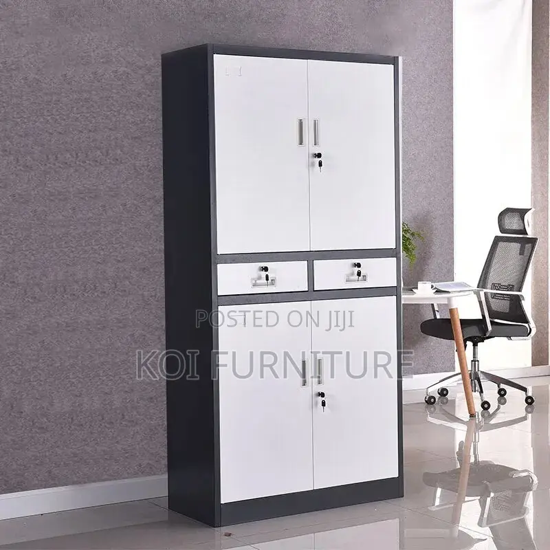 Office Cabinet; Executive Steel Cabinet With Four Doors