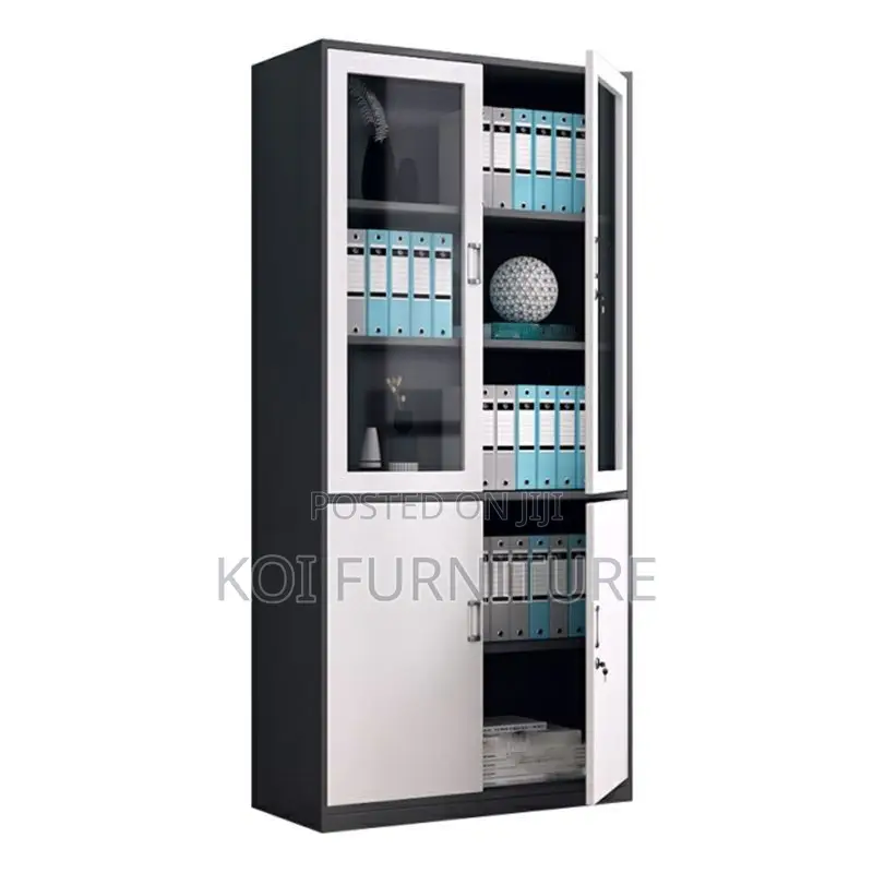 Office Cabinet; Executive Steel Cabinet With Four Doors