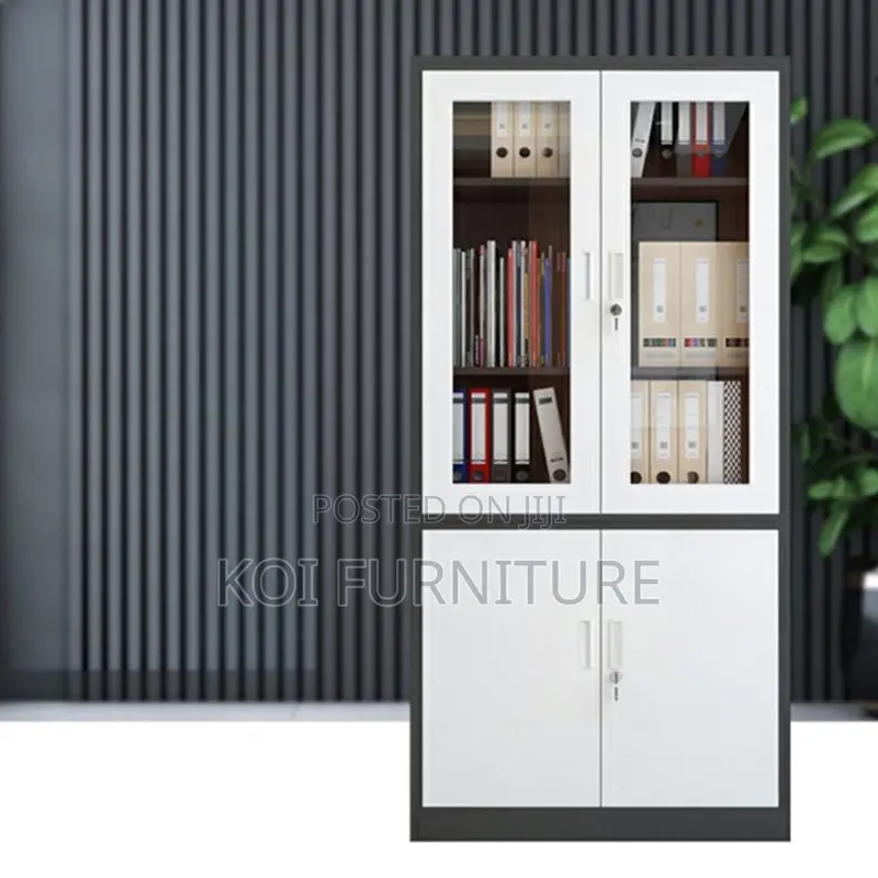 Office Cabinet; Executive Steel Cabinet With Four Doors