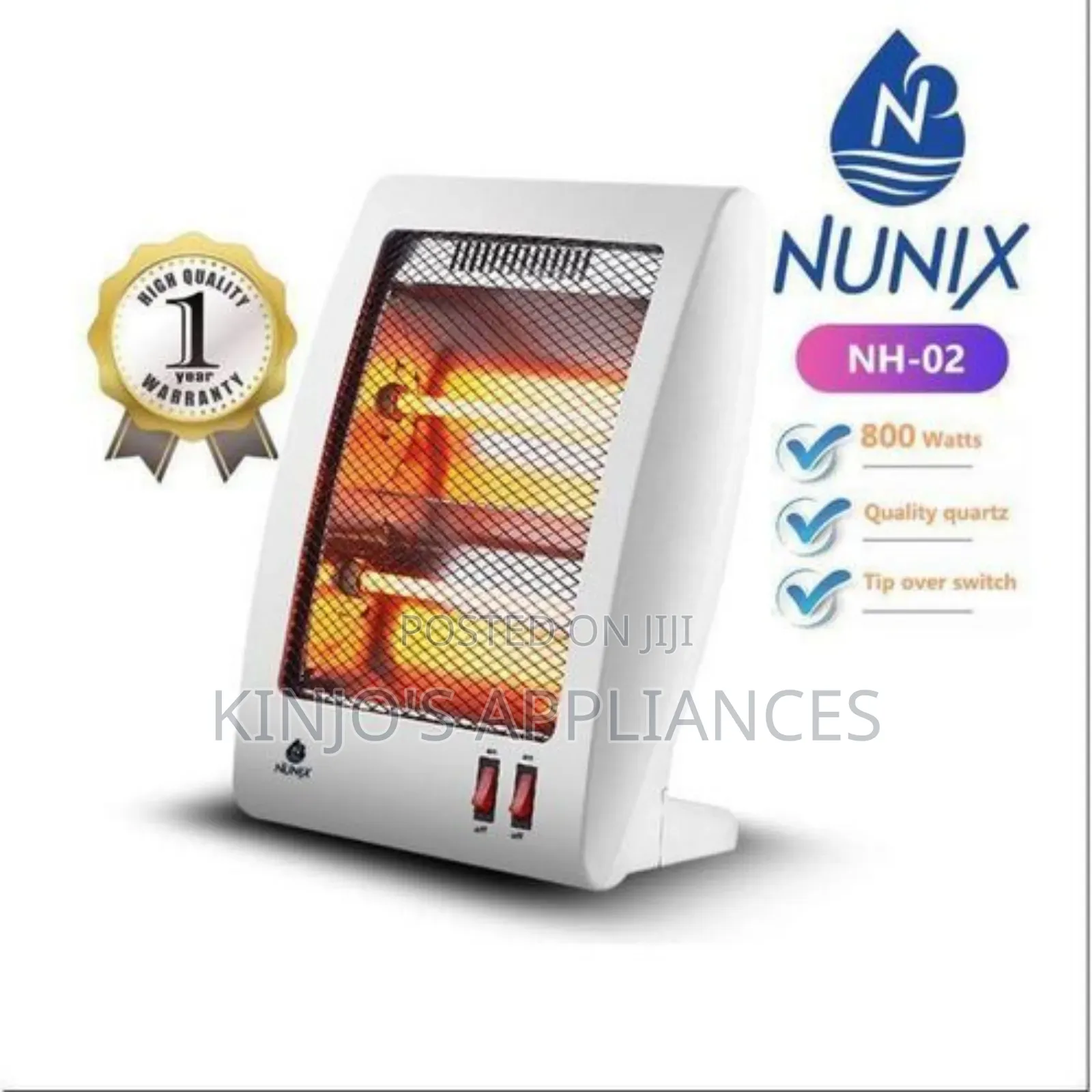 Nunix Quartz Portable Electric Room Heater