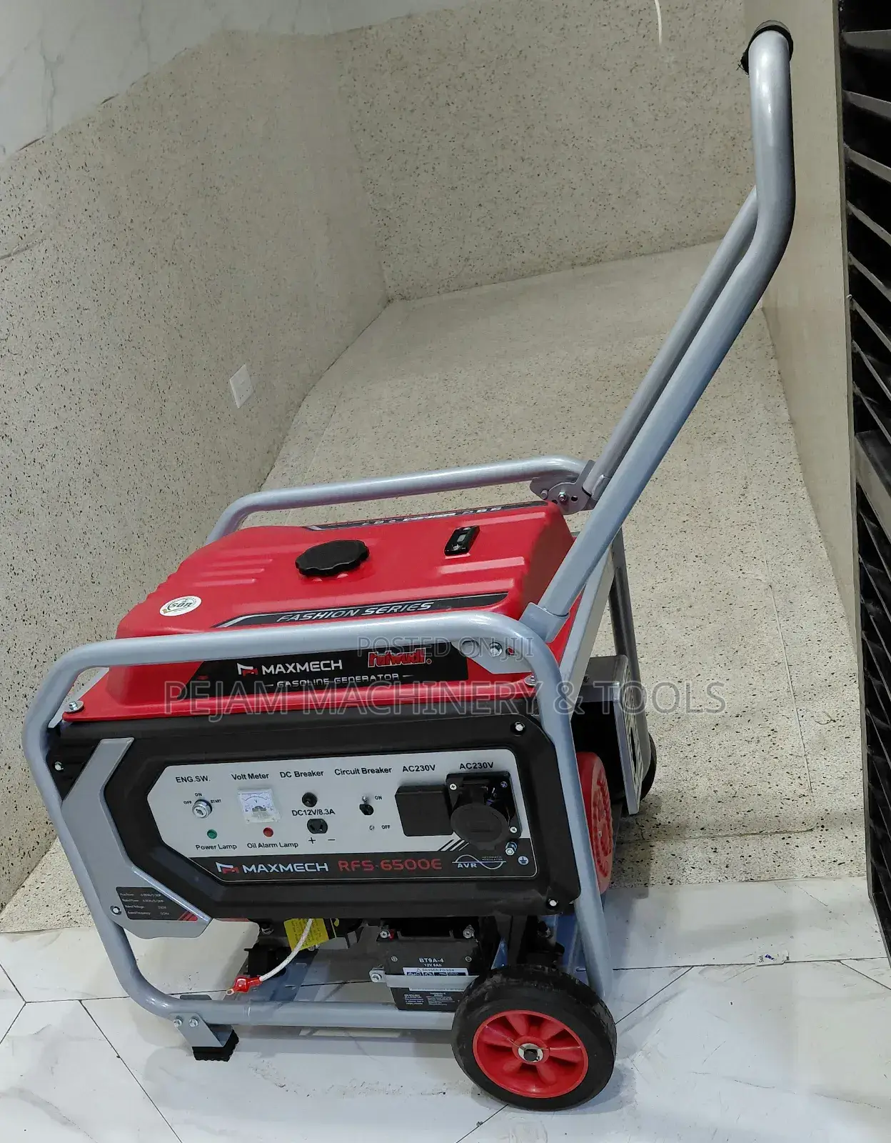 Maxmech 7kva Petrol Generator With Wheels and Handles