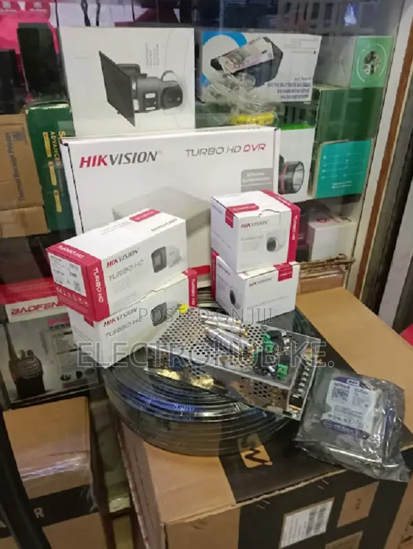 Cctv Cameras 4 Channel Kits Hikvsion 2mp