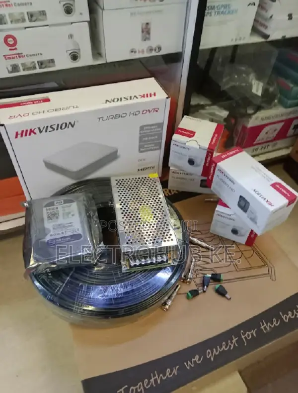 Hikvision Security Cameras - 4 Cameras Complete Set Ir 2mp