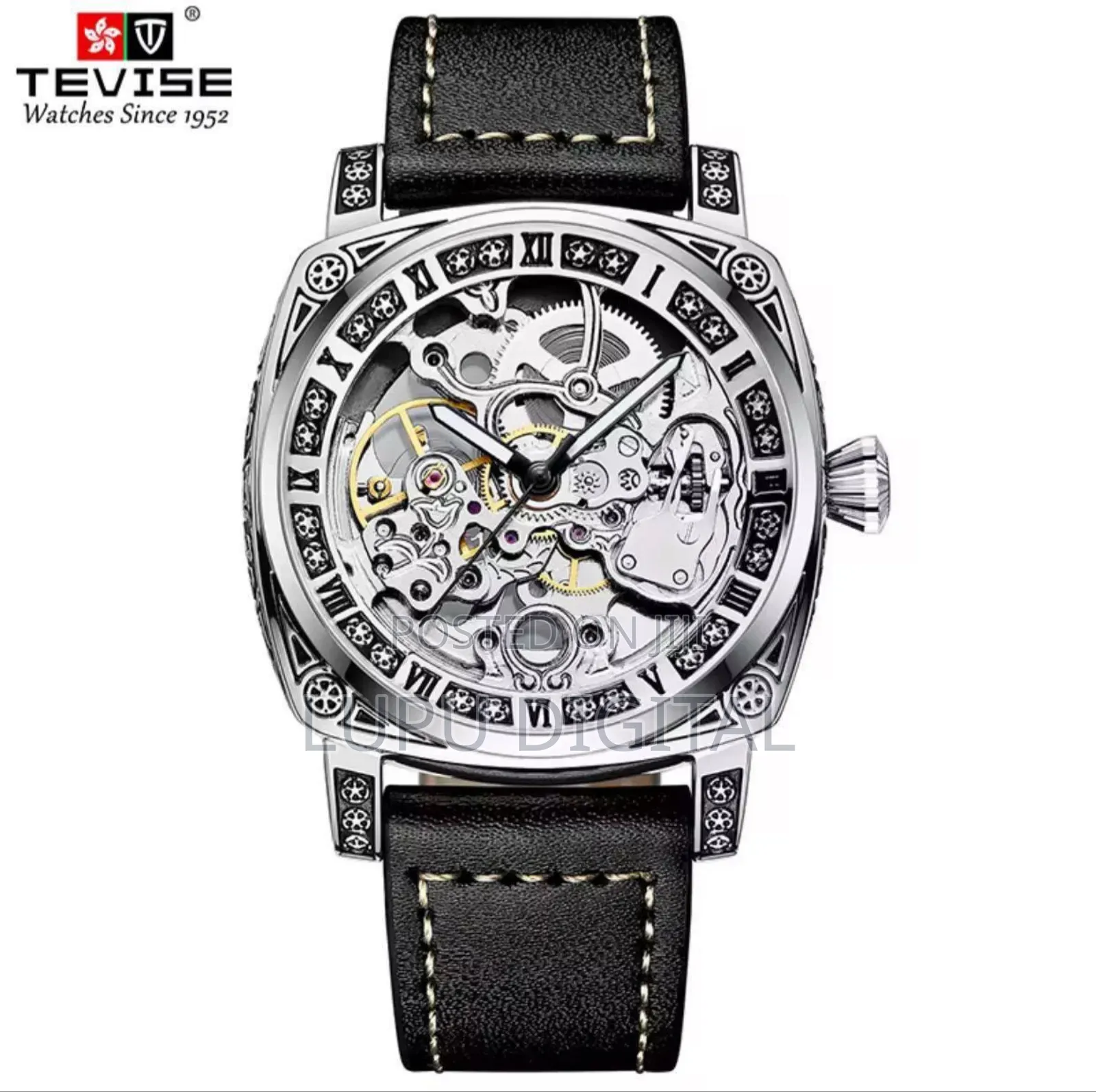 Tevise Automatic Skeleton Design Gents Watch