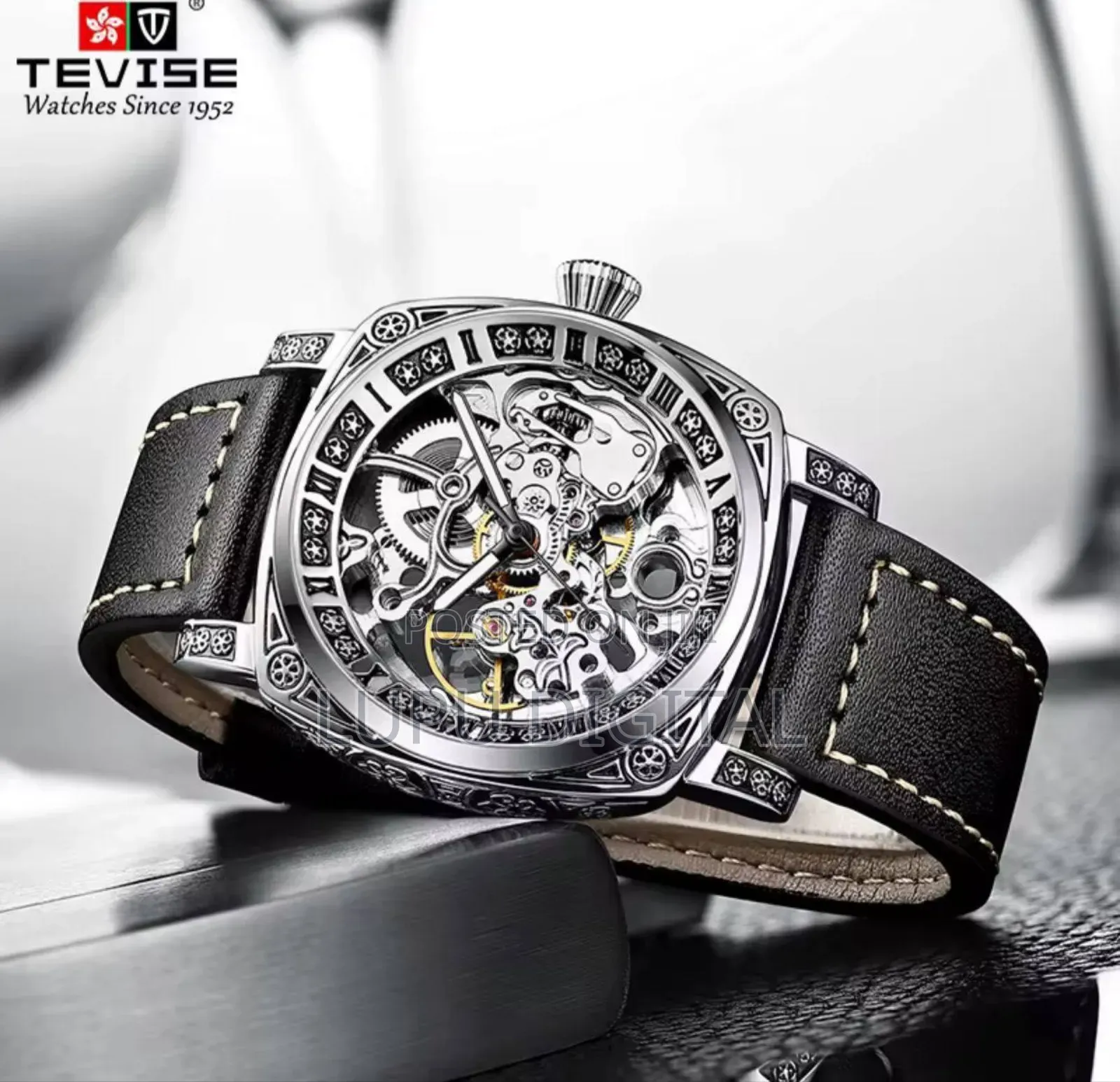 Tevise Automatic Skeleton Design Gents Watch