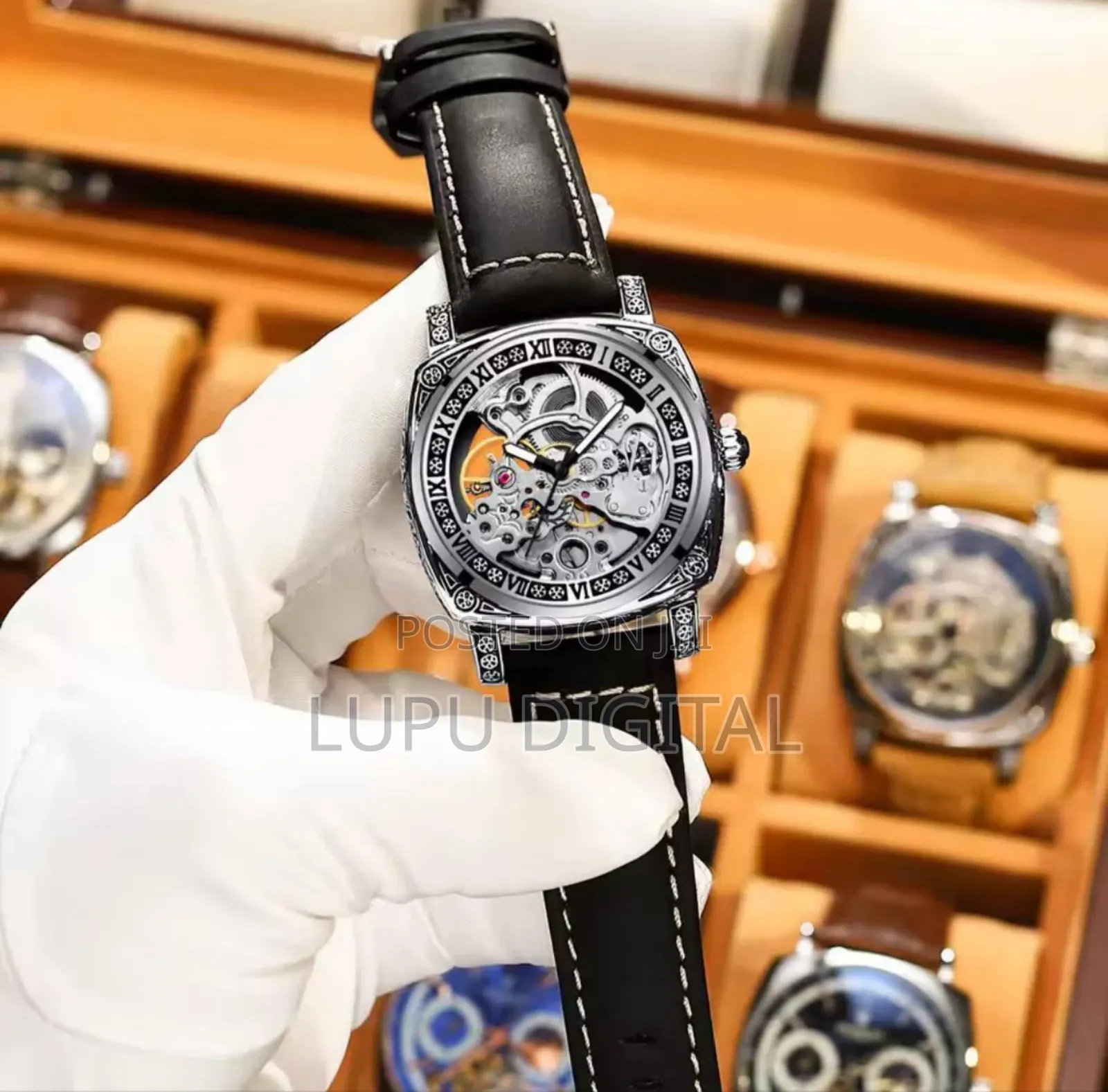 Tevise Automatic Skeleton Design Gents Watch